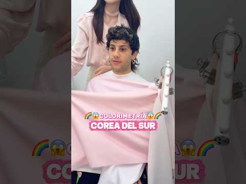 Todo MAL😱❌ Os haríais una prueba de colorimetría en Corea del Sur?🇰🇷 #corea #colorimetría