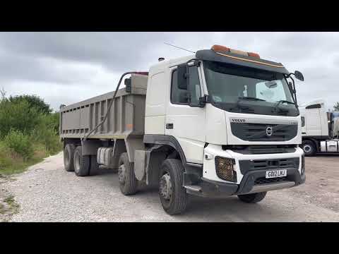 VOLVO FMX TIPPER WITH RARE SLEEPER CABIN….READY FOR EXPORT, best value in UK. READY TO WORK.
