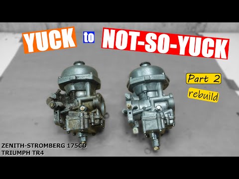 Triumph TR4 - Zenith-Stromberg 175 CD Part 2: Rebuild | Roundtail Restoration