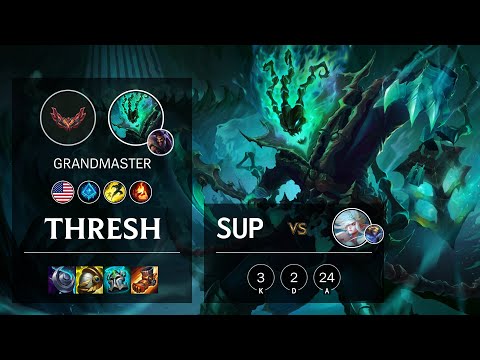 Thresh Support vs Janna - NA Grandmaster Patch 12.5