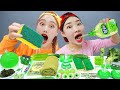 Green Food Dessert Mukbang 보람이와 탕이의 초록색 디저트 먹방 Boram Yummy 보람 야�