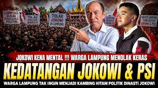 Download lagu JOKOWI KENA MENTAL‼️ WARGA LAMPUNG MENOLAK KERAS KEDATANGAN JOKOWI & PSI😱‼️ LAMPUNG TAK PERCAYA LAGI mp3