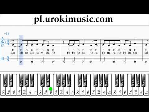 Nauka Gry Na Fortepianie (prawa ręka) Childish Gambino - Feels Like Summer Nuty Poradnik um-i463