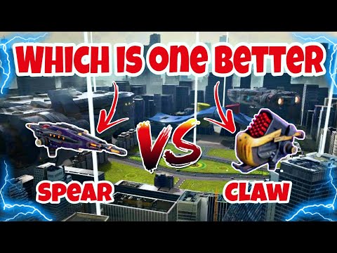 [WR]🔥New Weapon Spear VS Claw Weapon Comparison |War Robots|