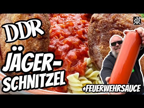 DDR Jägerschnitzel mit Feuerwehrsoße I Das Original - 030 BBQ