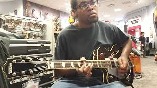 Video thumbnail for Playing a Gretsch G5657T Electromatic at Guitar Center in Las Vegas, NV (Part 2) by Christian Phifer