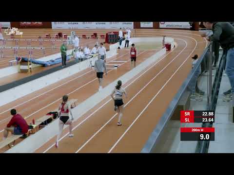 Hallen SM 2023 - Frauen 200m Vorlauf 1. Serie
