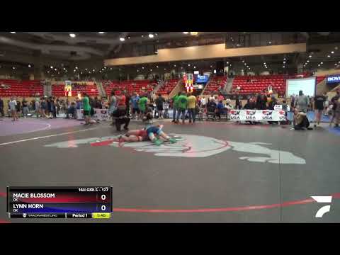 127 Lbs Round 4 - Macie Blossom, OK Vs Lynn Horn, OK 5b10