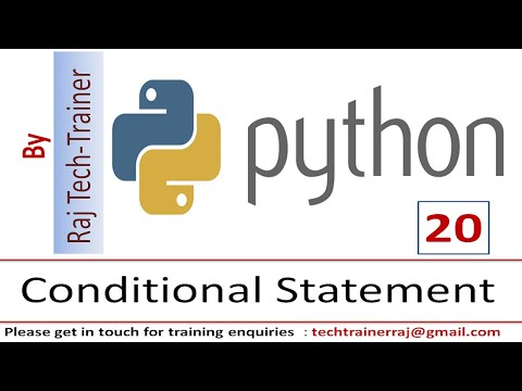 Python Tutorial Part 20 Conditional Statement Python For Beginners Learn Python