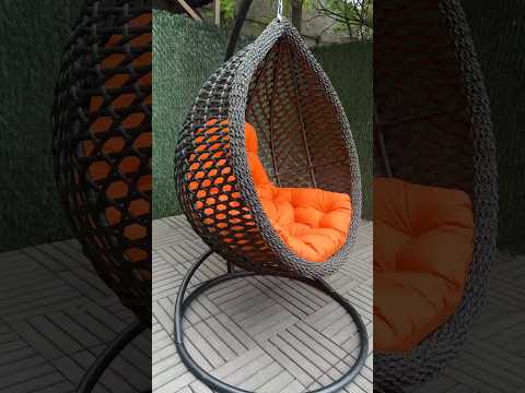 Колібрі Преміум Чорний #крісло #кокон #качели #ротанг