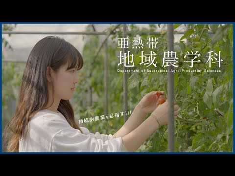 亜熱帯地域農学科 亜熱帯地域農学科