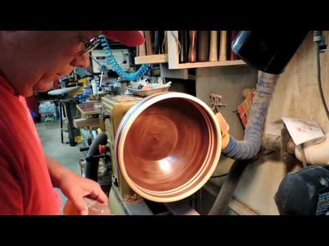 Segmented Walnut & Maple Bowl, Finish Techniques with Ron Thompson, Presented by Woodcraft