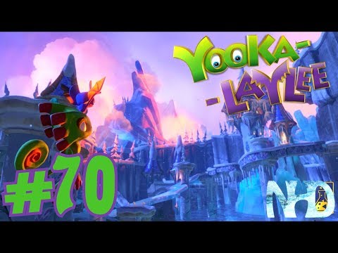 Let's Play Yooka-Laylee (pt70) Glitterglaze Glacier - Clean up