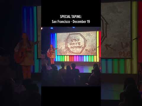 Tonight! SF! Special taping #bathroomgraffiti #comedymusic #comedysongs #musicalcomedy #sanfrancisco