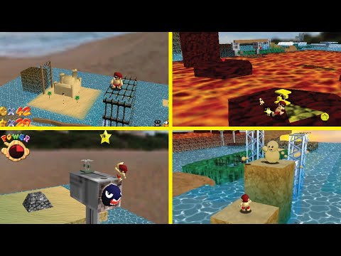 INCREDIBLE Bowser's Fury in Super Mario 64 mod! ("Mario's Vacation Course 64" romhack)