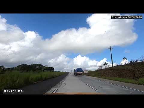 BR-101 BA. Esplanada e Entre Rios-BA. Gravado em 08/05/2025.