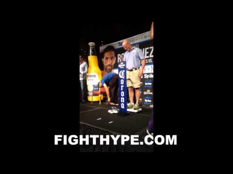 EDWIN RODRIGUEZ VS. MICHAEL SEALS WEIGH-IN AND FACE OFF