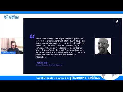 Apidays GraphQL Scale 2022 - Federating the Content Layer By Gijs Hendrix, VP of Product at Hygraph.
