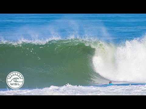 Solid swell makes for fun surfing at Espinho surf competition 