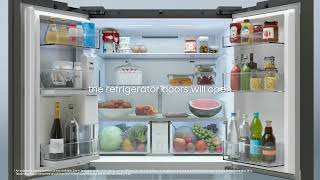 Samsung Auto Open Door Open your fridge with just a light touch