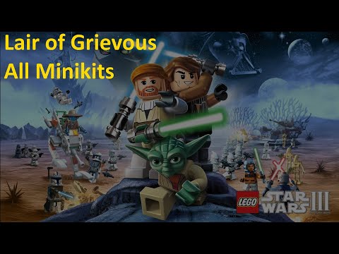 LEGO Star Wars III: The Clone Wars - Lair of Grievous - All Minikits 100% Walkthrough
