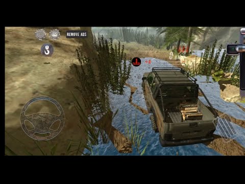 Offroad Jeep Driving Simulator | Forest Cargo Delivery Game Gameplay