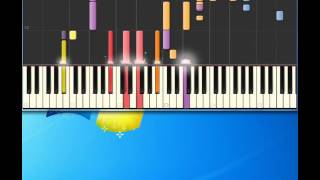 Erasure   Man in the moon [Piano tutorial by Synthesia]