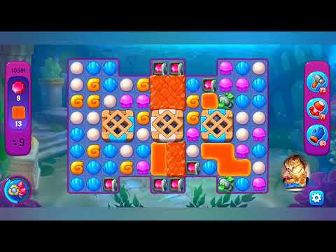 Fishdom,10391 level,no Booster - 10391 уровень, прохождение без бустеров.