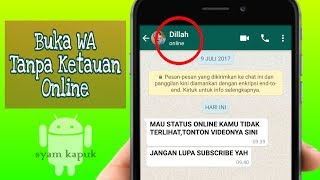 Download lagu 2 Cara Menyembunyikan Tanda Online Di Whatsapp... mp3