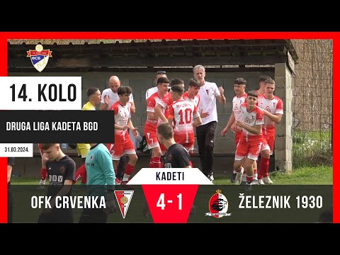 OFK Crvenka - FK Železnik 1930 4:1(1:1) / 14. KOLO DLKB - 2007 / 31.03.2024
