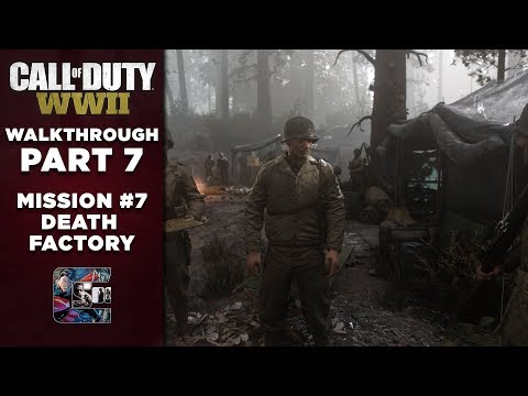 Call of Duty: WW2 | Gameplay Walkthrough | Part 7 "Death Factory" (PC/1440/60fps) | CenterStrain01