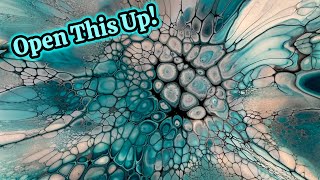 DIY Ocean Coasters, Fluid Art for Beginners #acrylicpainting #fluidart