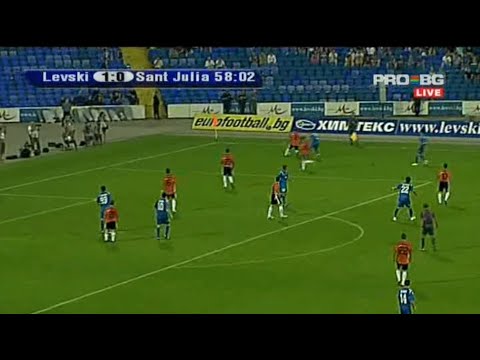 2009 Levski Sofia – Sant Julià 4:0 UEFA Champions league 2nd qualifying round