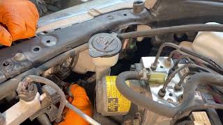 2007-2011 Toyota Camry High Beam Headlight Bulb Replacement Instructions