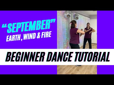BEGINNER DANCE TUTORIAL | "September" by Earth, Wind & Fire | Step-by-Step Dance | DISCO 🪩 🕺