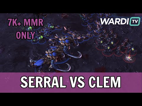 Serral vs Clem - 7,000+ MMR Ladder Game! (ZvT)