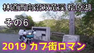 スーパーカブ110ツーリング その6 山形県 米沢市 上山市 林道西向沼線 双竜峡 西吾妻スカイバレー 桧原湖