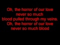Ludo-The horror of our love lyrics