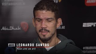 UFC 251: Entrevista de Backstage com Léo Santos