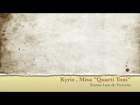 T. L. VICTORIA Missa Quarti Toni KYRIE - Score Animation