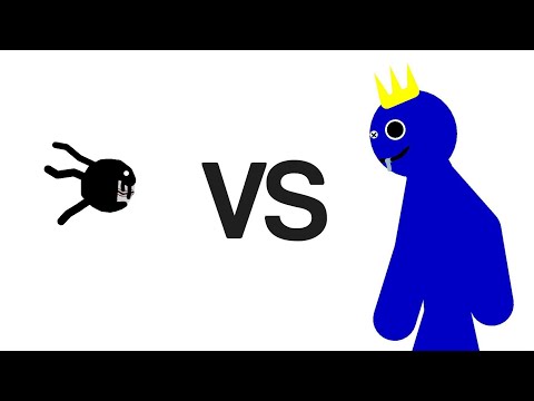 Screech vs Blue (Doors vs Rainbow Friends)