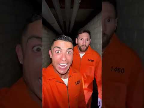 |Messi e Ronaldo scappano dalla prigione| #ai #ronaldo #messi