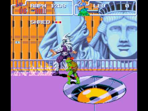 Teenage Mutant Ninjas Turtles 4 (Hard) [Stage 10] {Final Boss} Technodrome The Final Shell Shock