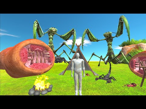 Jurassic World Evolution Camping 18 - Grilled White Shark with Chili Salt & Fight with Invertebrates