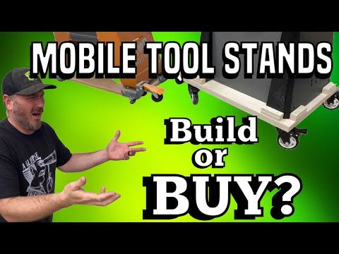 Mobile Tool Stands | Build Your Own, or Purchase Them?