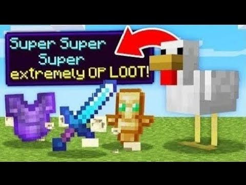 SA GAMING 1 - Chickens Drop OP Loots in Minecraft 😱!