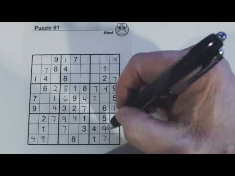 SudokuPrimer 34 - tips for solving a hard puzzle - Sudoku To Go vol 101