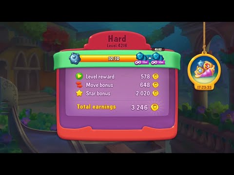 Fishdom Win Strikes Level 4212 - Hard Level 4216, Get FREE Double Bombs