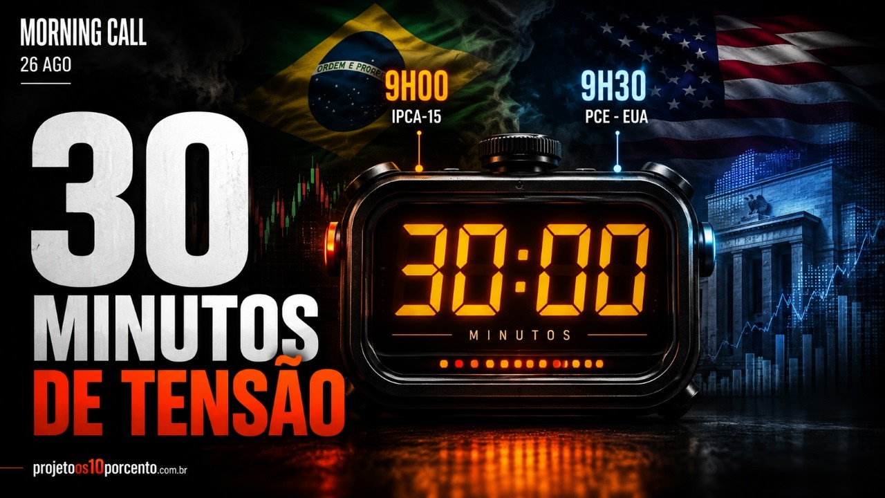 Morning Call | IPCA-15 e PCE saem em sequência: o que pode mexer com juros, dólar e Bolsa