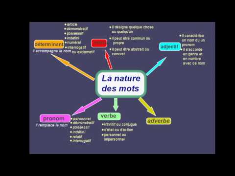 La nature des mots